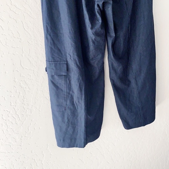 Coldwater Creek Black Linen Cropped Pants‎ - Picture 7 of 9